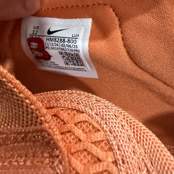 Nike Air Rift Healing Orange Women's Sz 12 Sneaker HM8288-800 RARE B grade - Picture 8 of 8